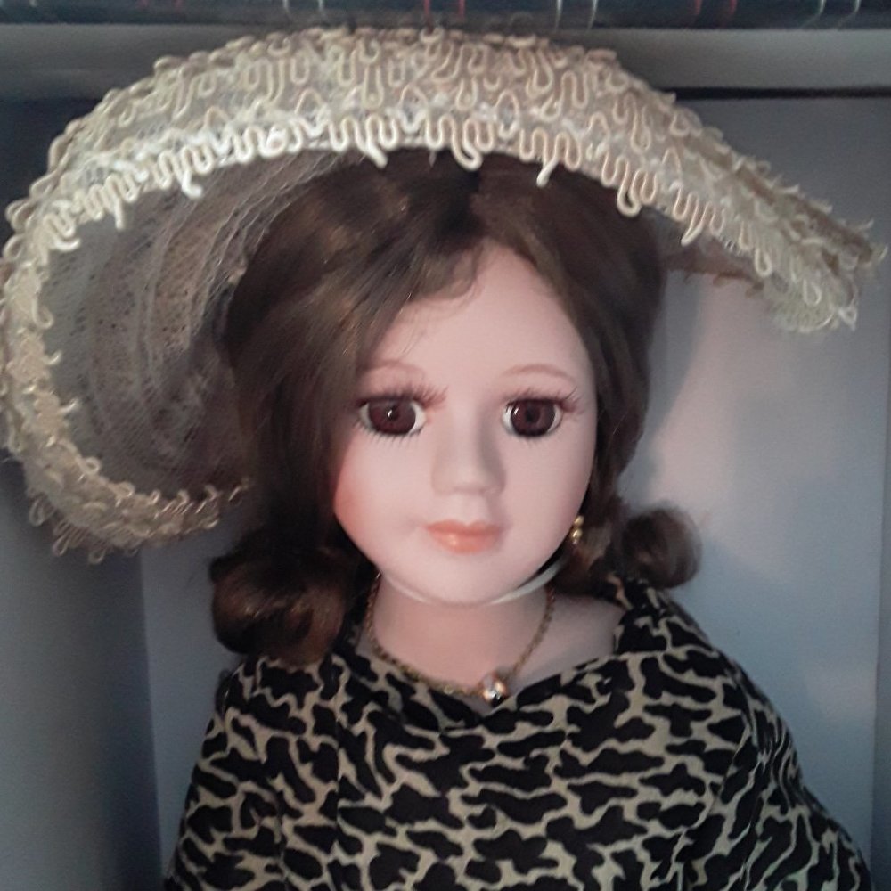 Vintage Fine Bisque Porcelain Doll